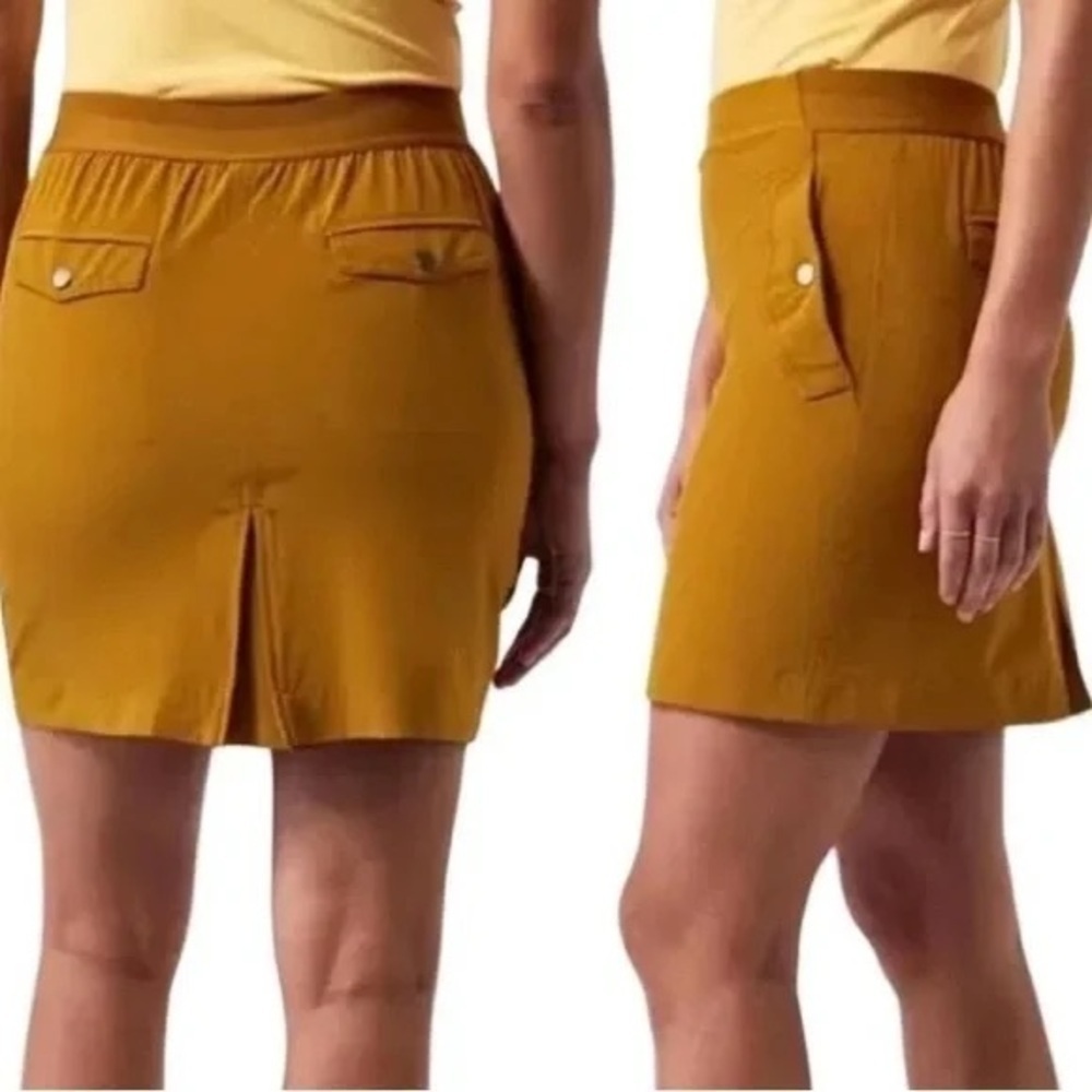 Athleta Vienna Cargo Skort Mustard - 6